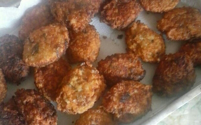 Bolinho de arroz simples da Valéria