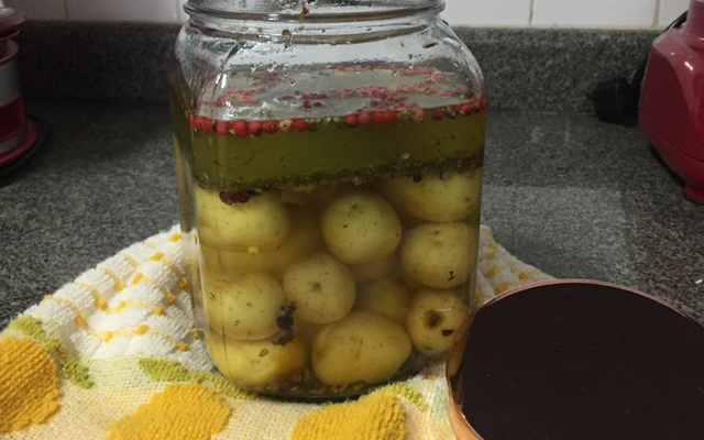 Batatas em conservas