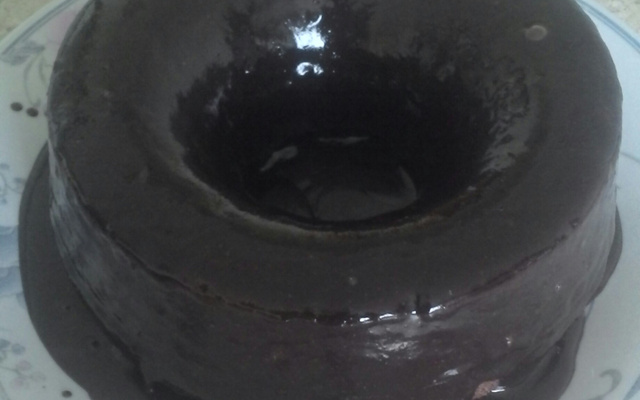 Cobertura de chocolate com creme de leite