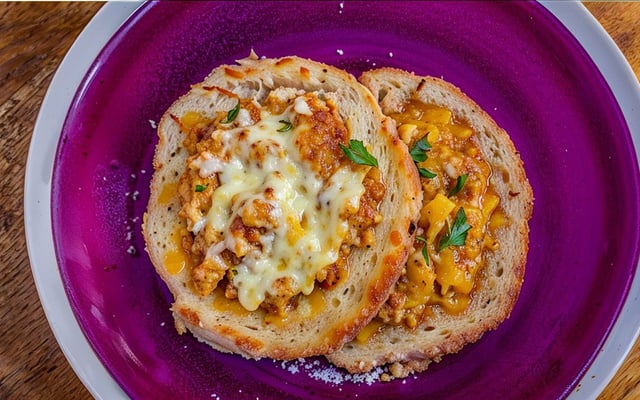 Esfiha aberta tipo Habib's