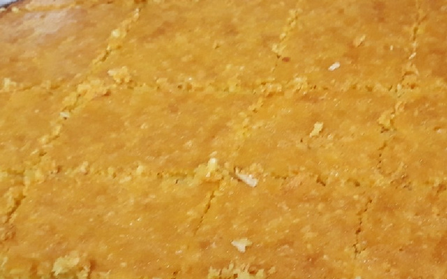 Bolo de milho no liquidificador