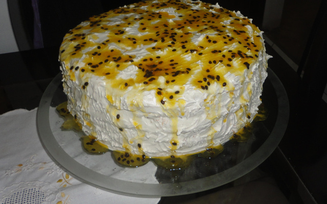 Bolo de maracujá