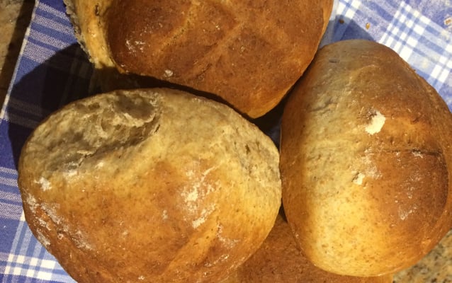 Pão integral macio e rápido