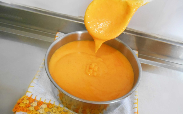 Purê de batata com cenoura