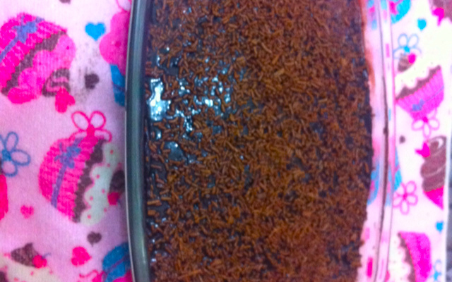 Bolo de micro-ondas de chocolate da Angélica