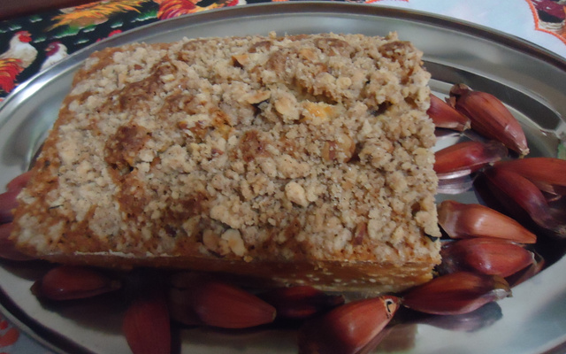 Bolo de pinhão super fácil