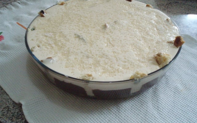 Pavê chocolate de panetone