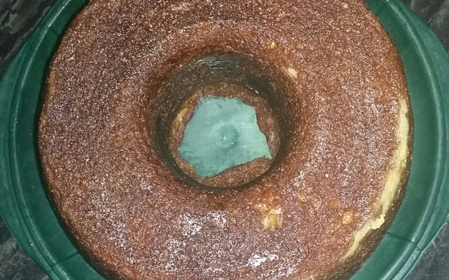 Bolo de milho de lata no liquidificador