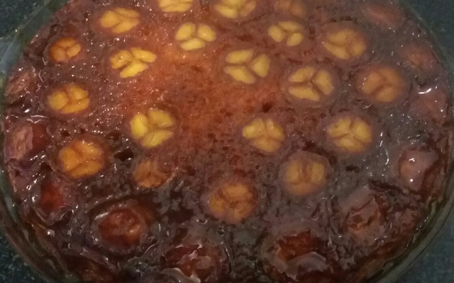 Torta de banana caramelizada