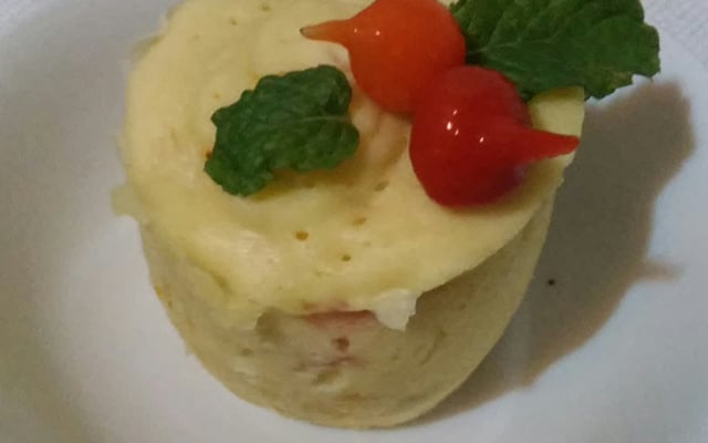 Torta salgada de caneca