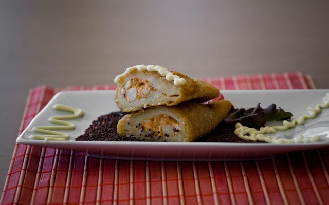 Risoles de frango com catupiry