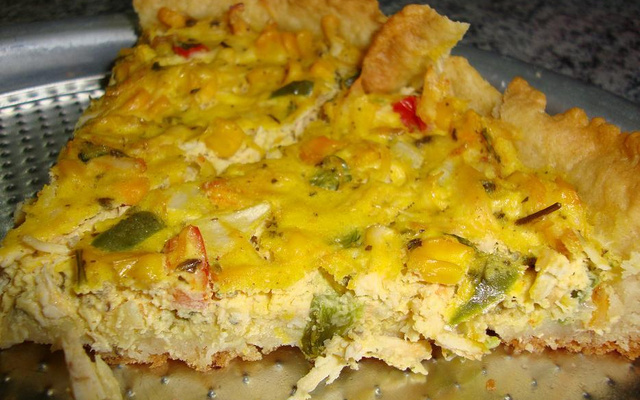 Torta souflé de frango