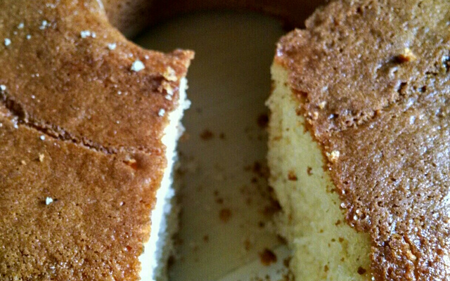 Bolo de leite talhado