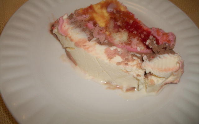 Torta de sorvete deliciosa