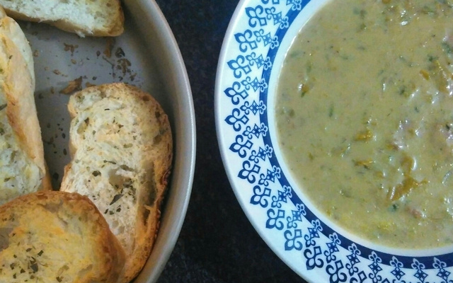 Creme de folha de couve