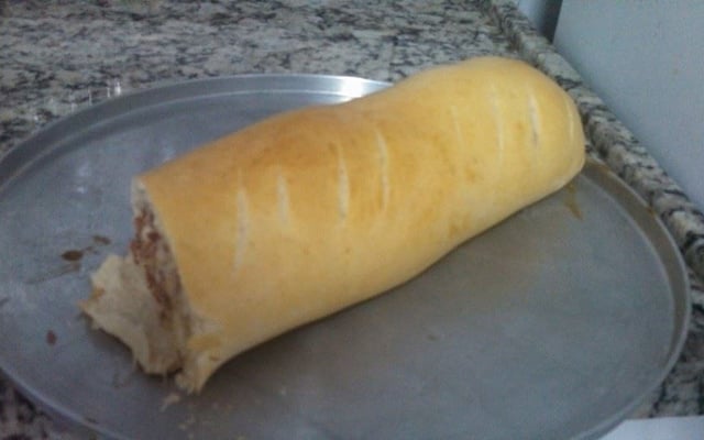 Pão italiano recheado