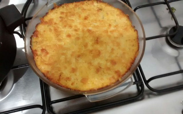 Frango com creme de milho