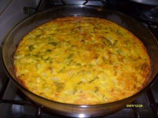 Omelete assado