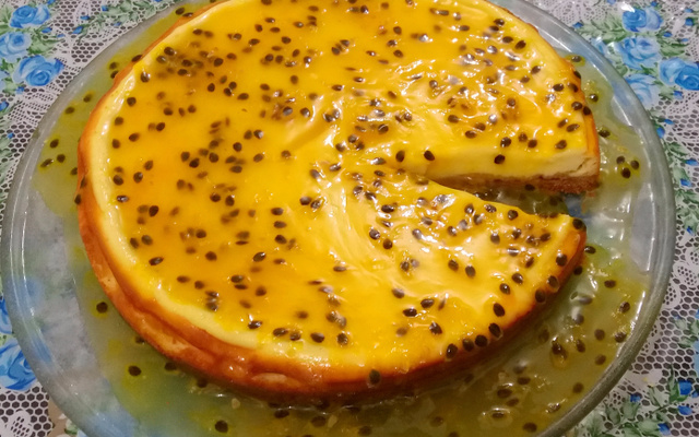 Cheesecake de maracujá
