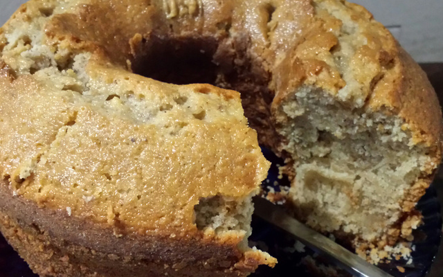 Bolo simples de maçã