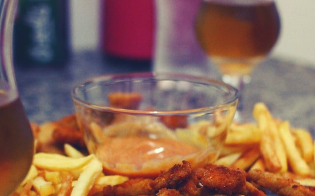 Filé de frango à milanesa