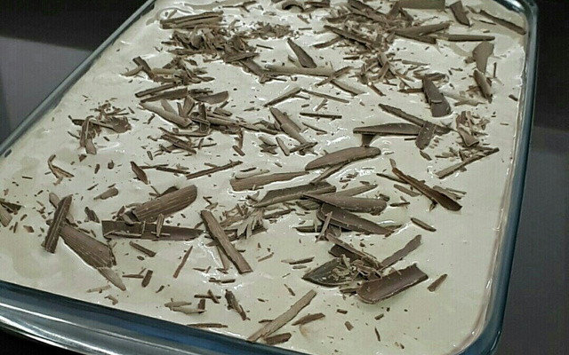 Torta de bolacha sem lactose