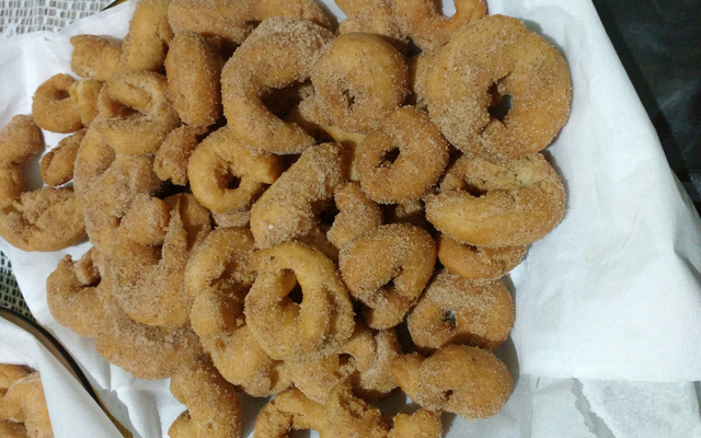 Rosquinha frita super fácil para o café