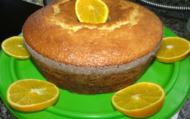 Bolo fácil de laranja
