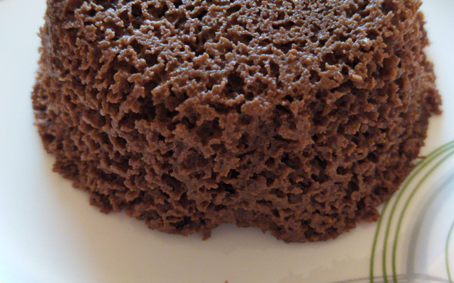 Bolo micro-ondas low carb