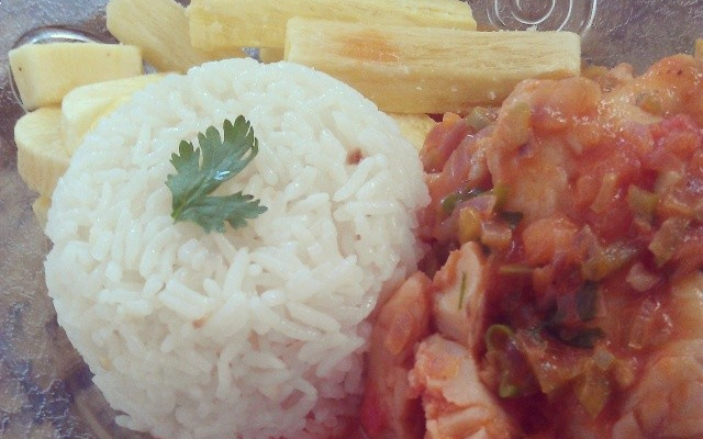 Filé de abadejo ao molho