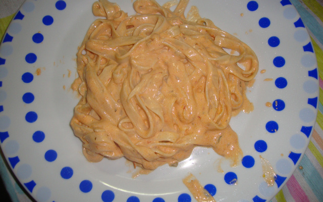 Macarrão ao creme de leite