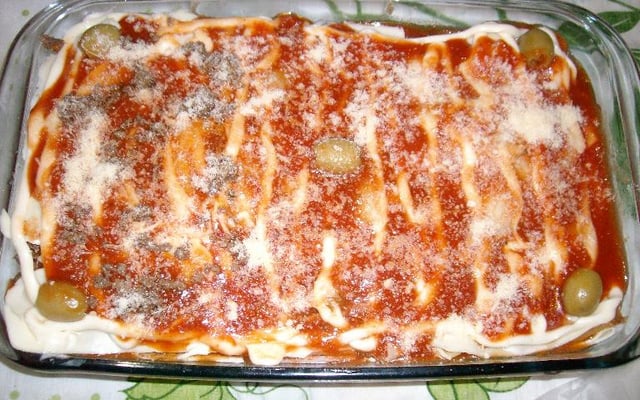 Lasanha de berinjela