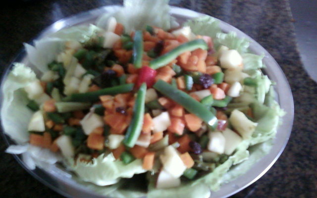 Salada festiva refrescante