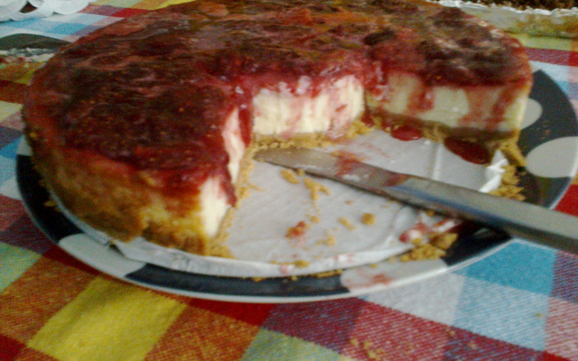 Cheesecake de morango