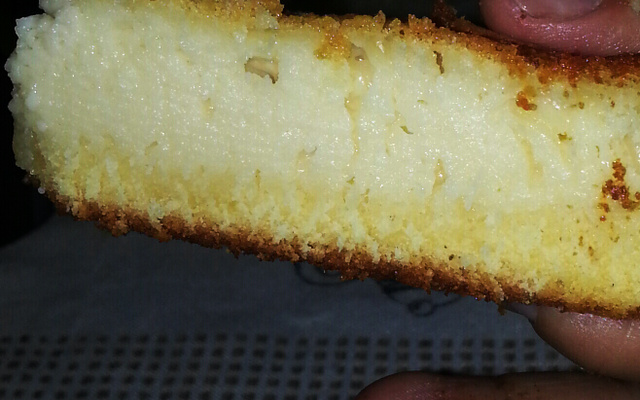 Bolo de fubá cremoso