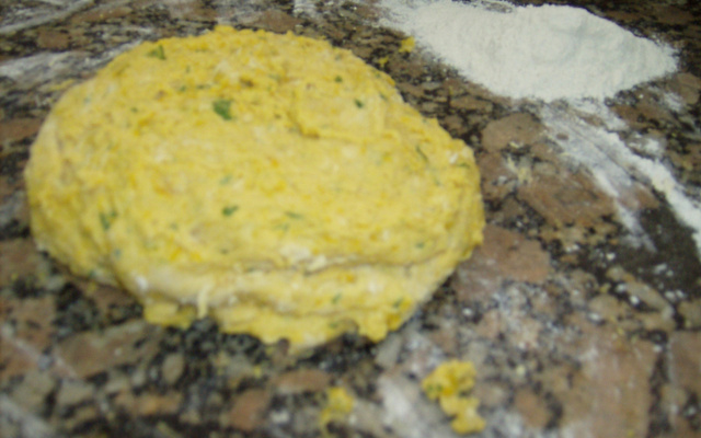 Pão de abóbora Cabotiã (abóbora  japonesa)