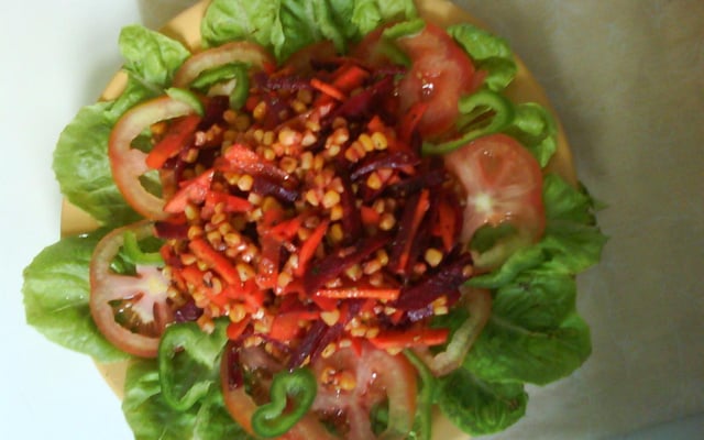 Refogado de cenoura beterraba e milho