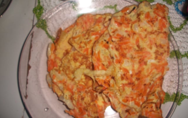 Omelete com cenoura
