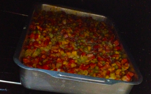 Macarrão com requeijão