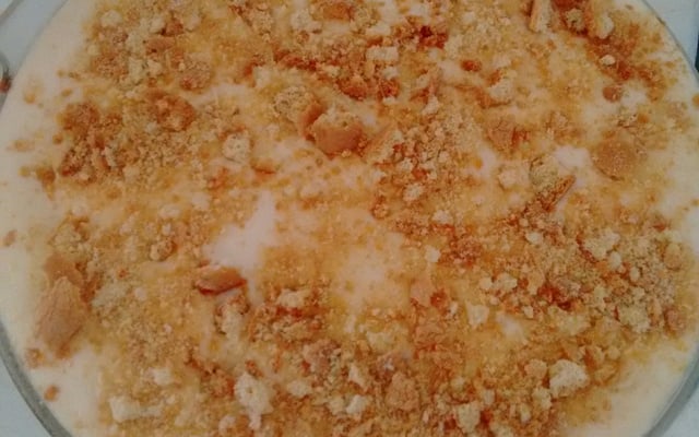 Pavê de biscoito champagne