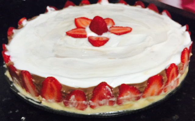 Torta sensação de morango