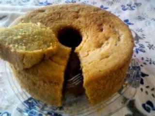 Bolo de fubá cozido