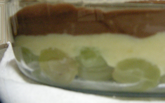 Sobremesa delícia de uva