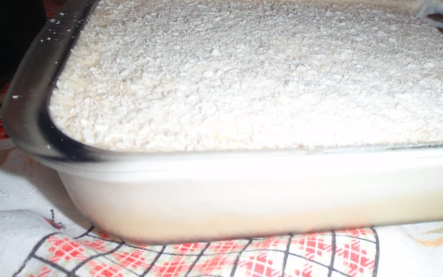 Sobremesa gelada de coco