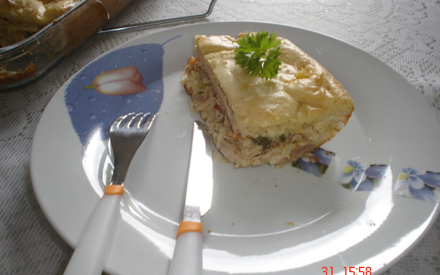 Torta de frango fácil