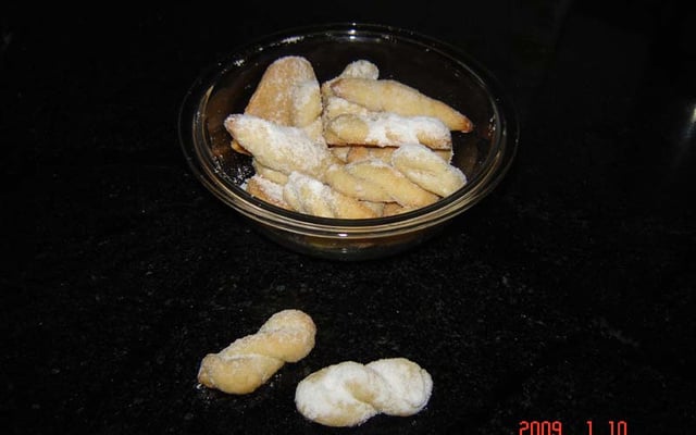 Biscoitinhos amanteigados de laranja