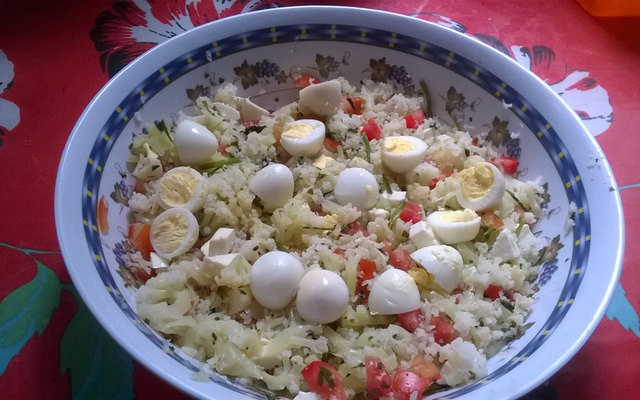 Salada de couve-flor