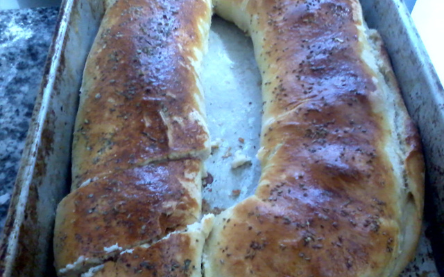 Pão de lingüiça delicioso