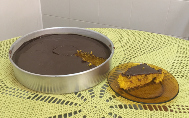Bolo de cenoura da Wanda