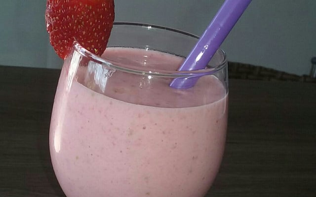 Batidinha de Morango Feliz